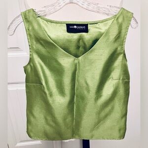 Sag Harbor Lime Green Tank Top